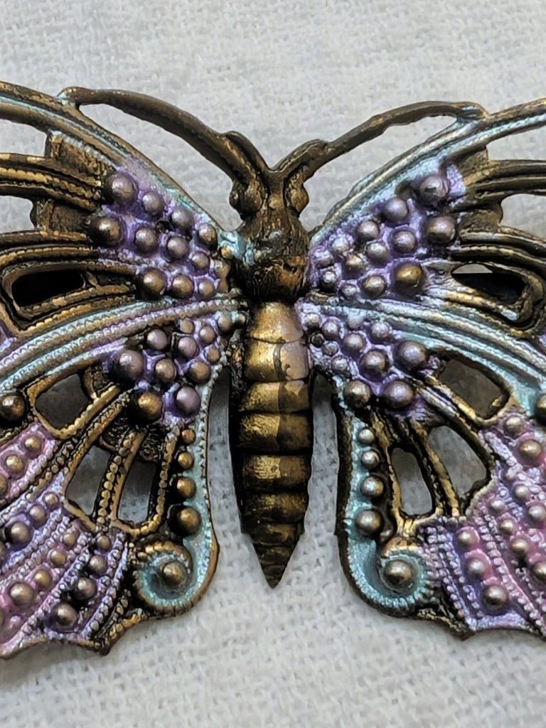 Vintage 1970s Butterfly Brooch